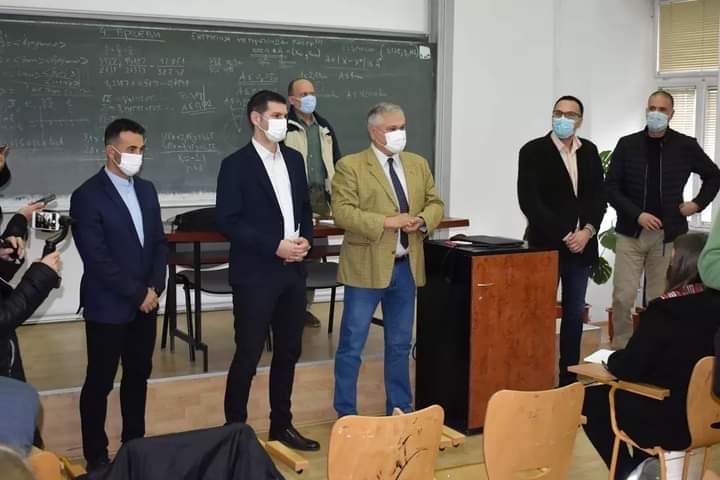 Gradonačelnik grada Požarevca Saša Pavlović obišao Odsek Primenjenih inženjerskih nauka u Požarevcu