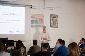 Profesor Tehničkog univerziteta u Ahenu dr Srećko Stopić održao je predavanje za studente Akademije na temu održivih tehnologija i reciklaže u metalurgiji